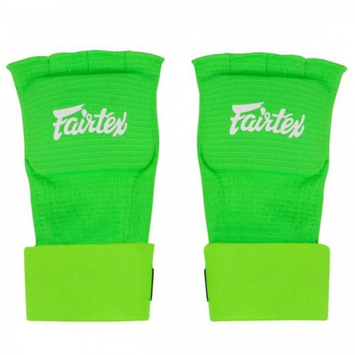 Боксерские бинты Fairtex (HW-3 green) ленивые